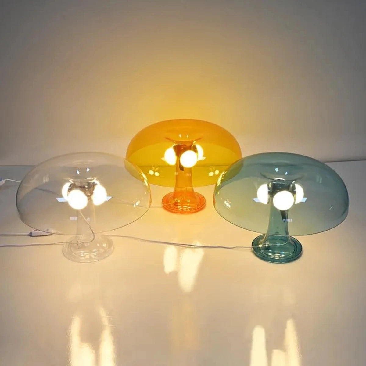 Stilfull Retro Mushroom Lampa - Svampformad