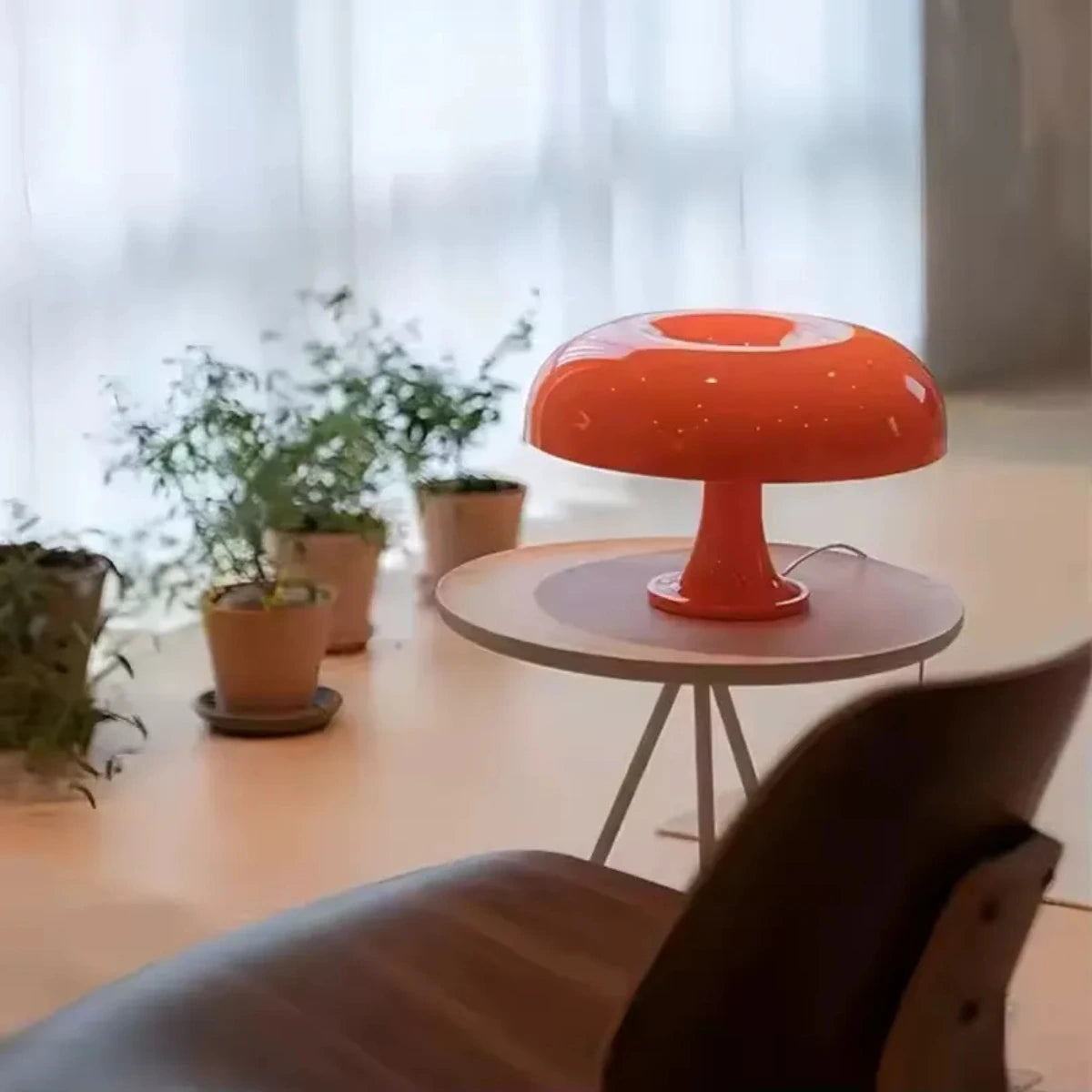 Stilfull Retro Mushroom Lampa - Svampformad