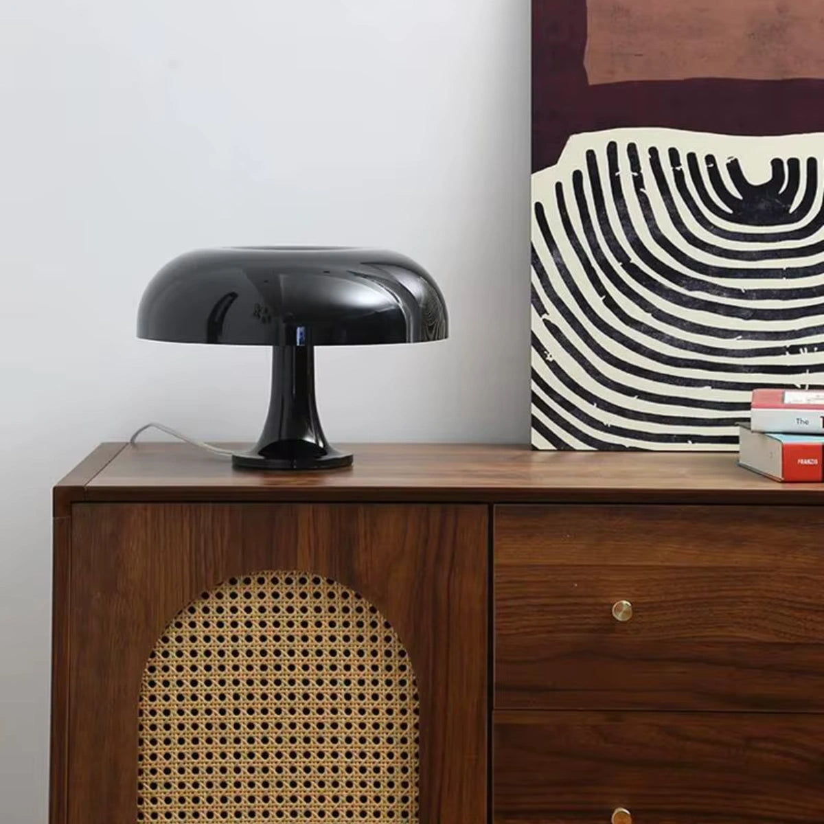 Stilfull Retro Mushroom Lampa - Svampformad