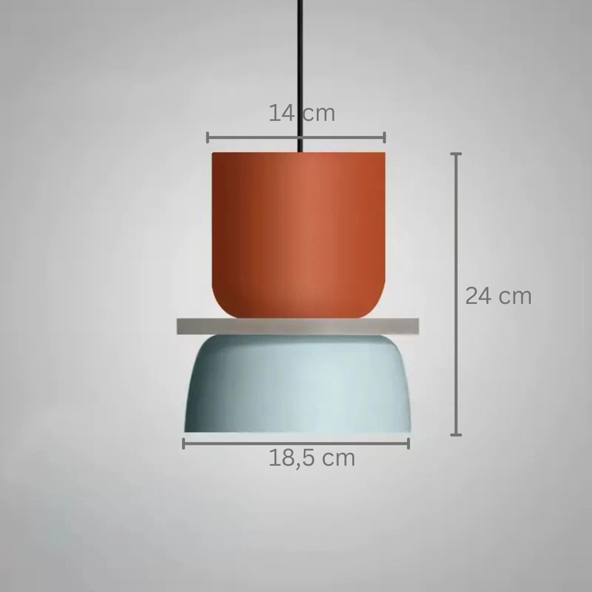 Dekorativ Pendellampa Saltholmen - Industriell design