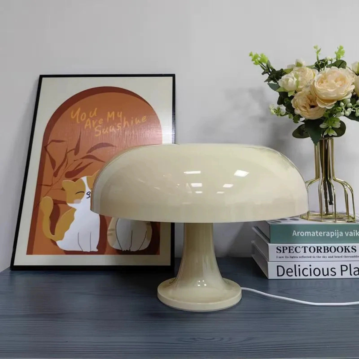 Stilfull Retro Mushroom Lampa - Svampformad