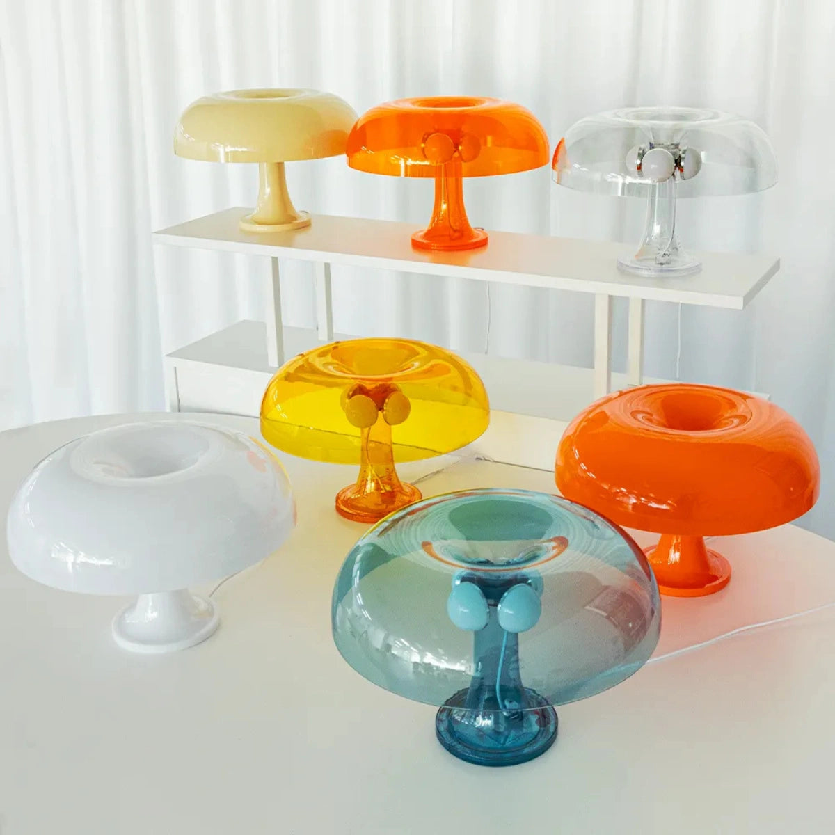Stilfull Retro Mushroom Lampa - Svampformad