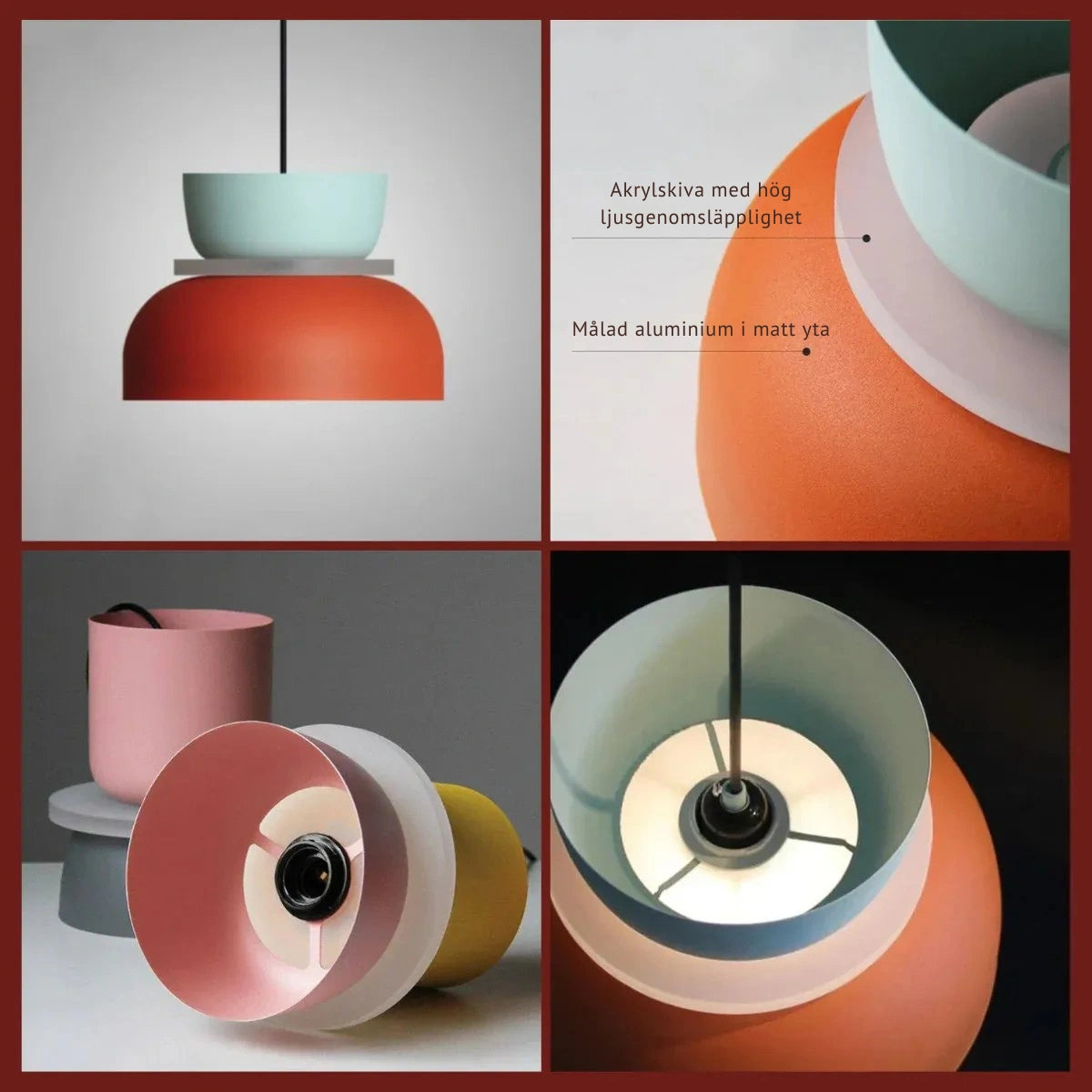 Dekorativ Pendellampa Saltholmen - Industriell design