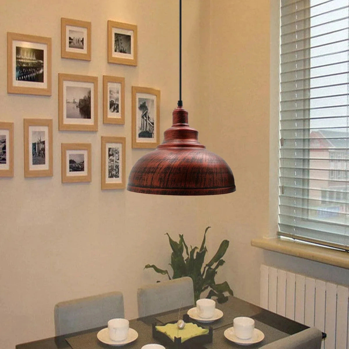 Taklampa Eriksberg - Retro Industriell Pendellampa