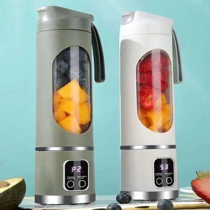 Bärbar mixer för shakes och smoothies - 450 ml - uppladningsbar