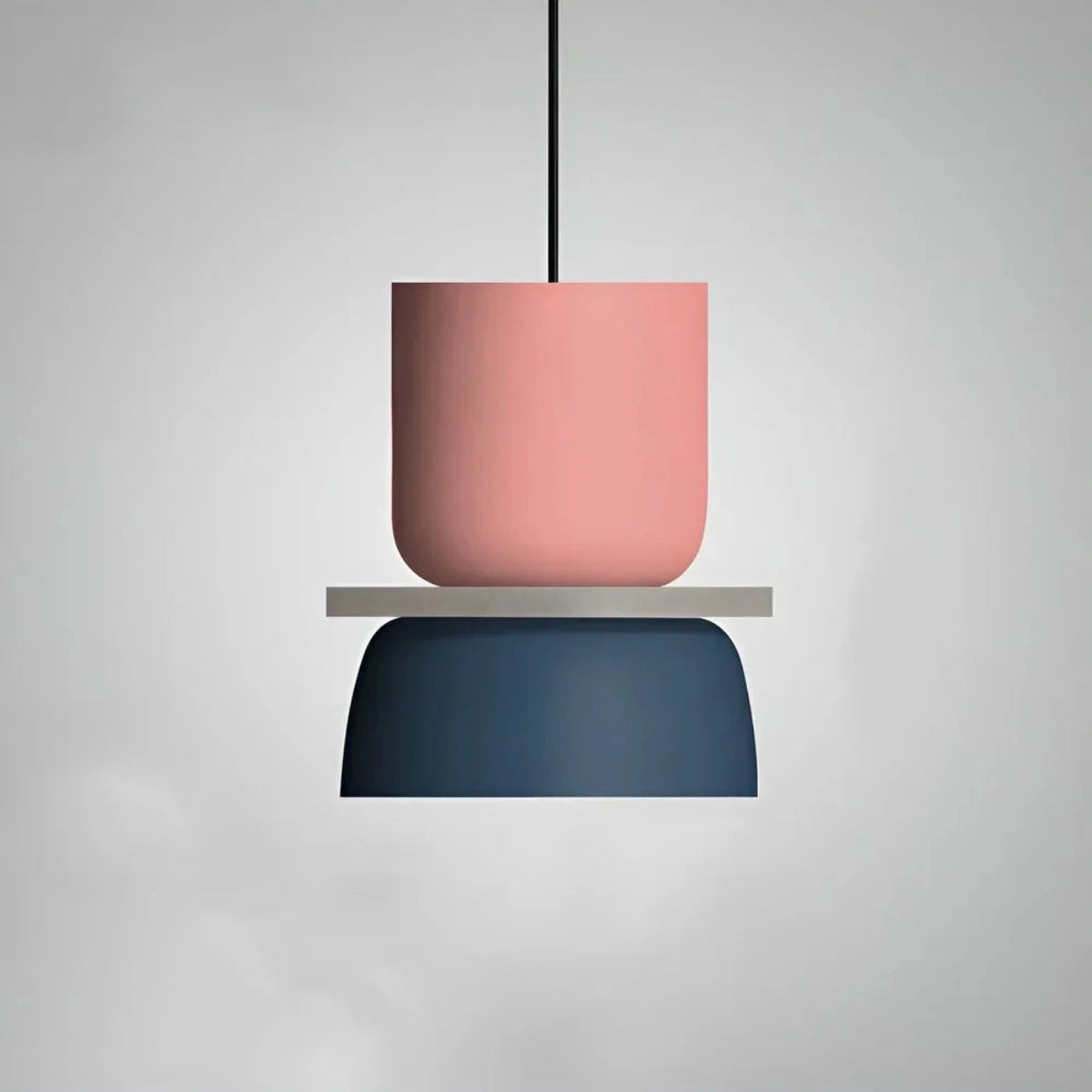 S - Rosa & Marinblå - 18.5 x 24 x 14 cm