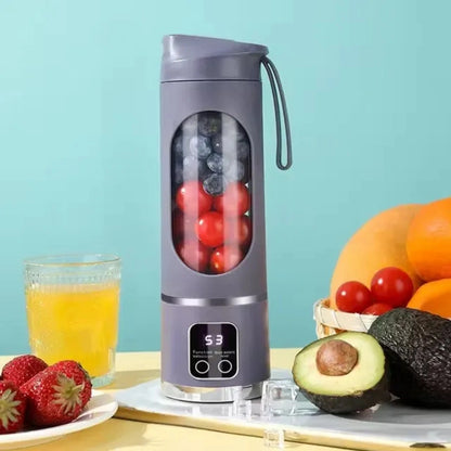 Bärbar mixer för shakes och smoothies - 450 ml - uppladningsbar
