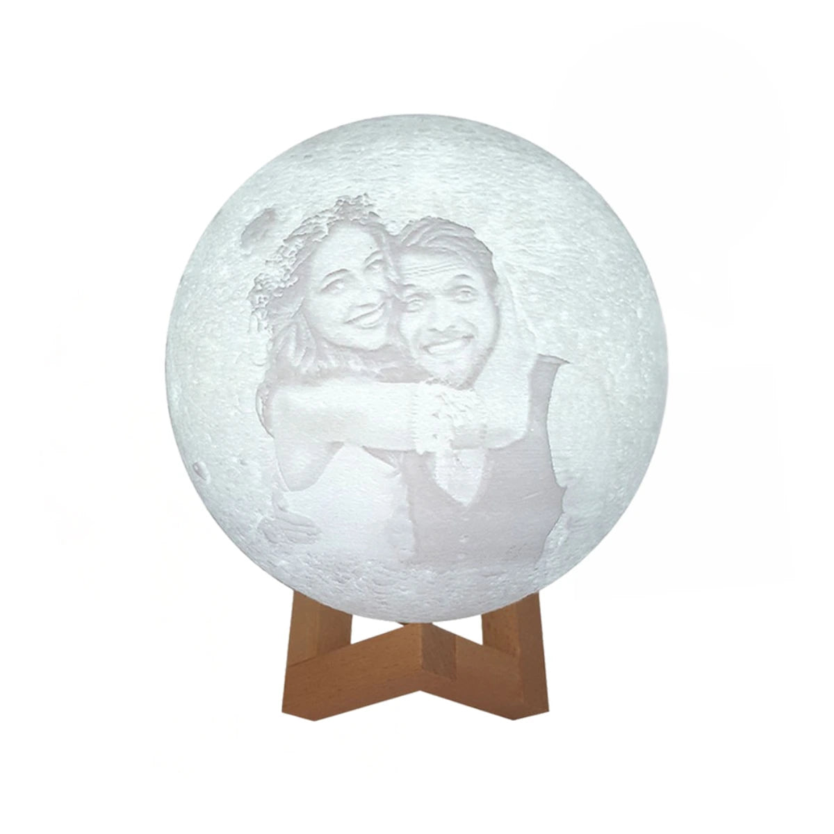 3D Månlampa - Designa med eget foto, namn eller text
