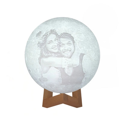 3D Månlampa - Designa med eget foto, namn eller text