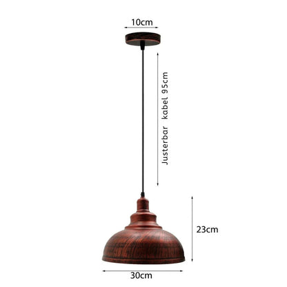 Taklampa Eriksberg - Retro Industriell Pendellampa