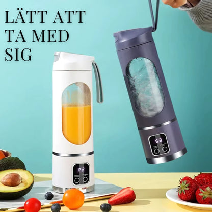 Bärbar mixer för shakes och smoothies - 450 ml - uppladningsbar