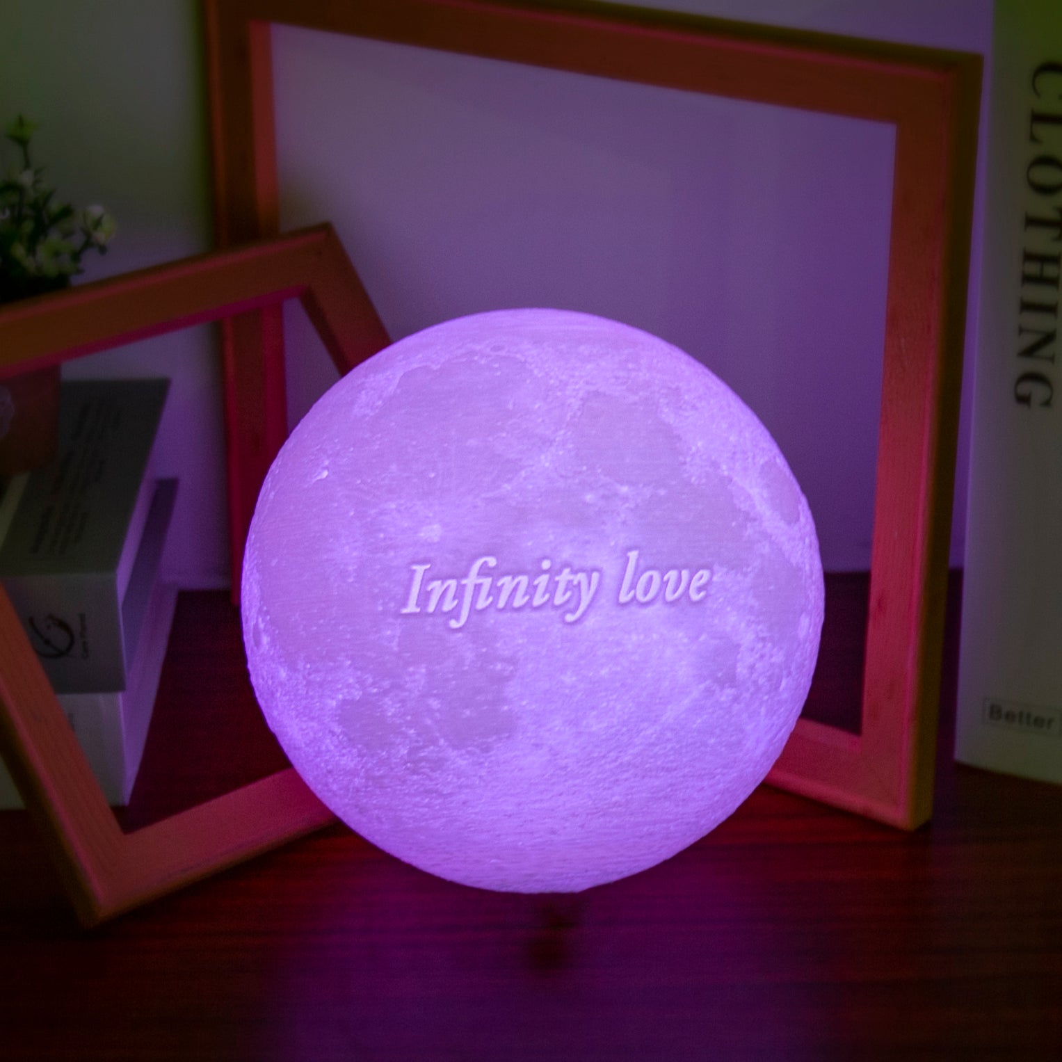 3D Månlampa - Designa med eget foto, namn eller text