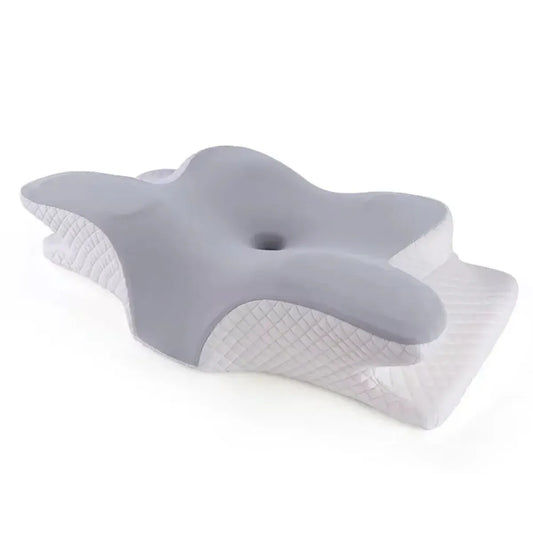 Fjärilsformad nackkudde: Ergonomisk memory foam-kudde med nackstöd